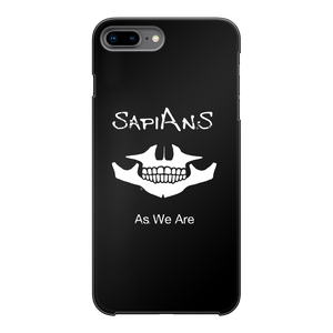 SAPIANS AW Back Printed Black Hard Phone Case - SapianStore